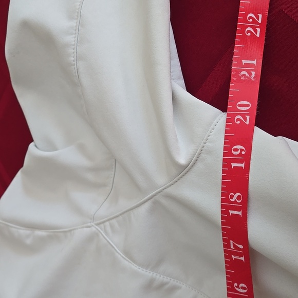 Natural Reflections Jacket Ivory Full Zip Fur-lined Drawstring Hood Women Medium - Picture 10 of 15